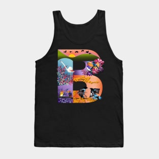 Letter B - Bird Tank Top